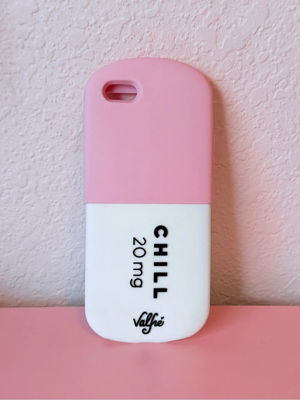 Valfré Chill Pill iPhone 6 /6s phone case in Pink and White